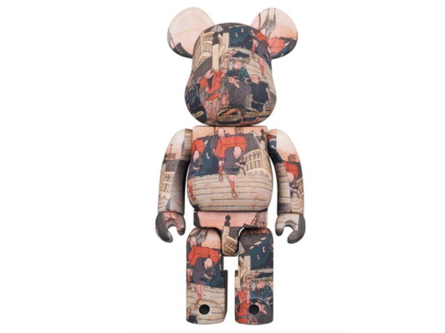 Medicom Toy BE@RBRICK Hiroshige Utagawa "Fifty-three Stations of the Tokaido" Nihonbashi (Tokyo National Museum) 400% + 100% - view 2