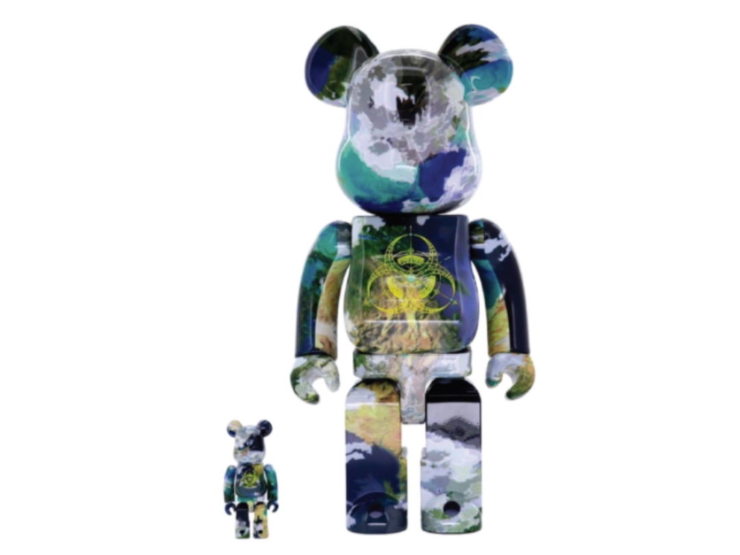 Medicom Toy BE@RBRICK Innersect 2020 Shanghai Earth 400% + 100%