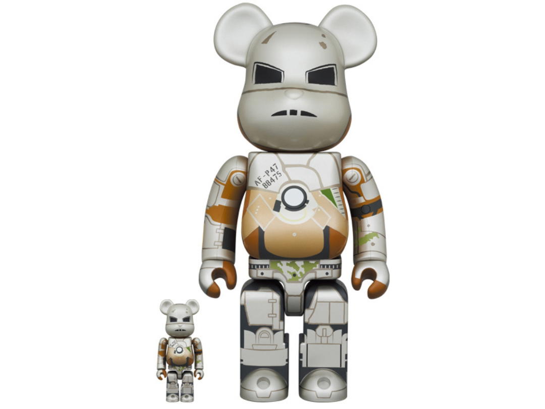 Medicom Toy BE@RBRICK Iron Man Mark Ⅰ 400% + 100%