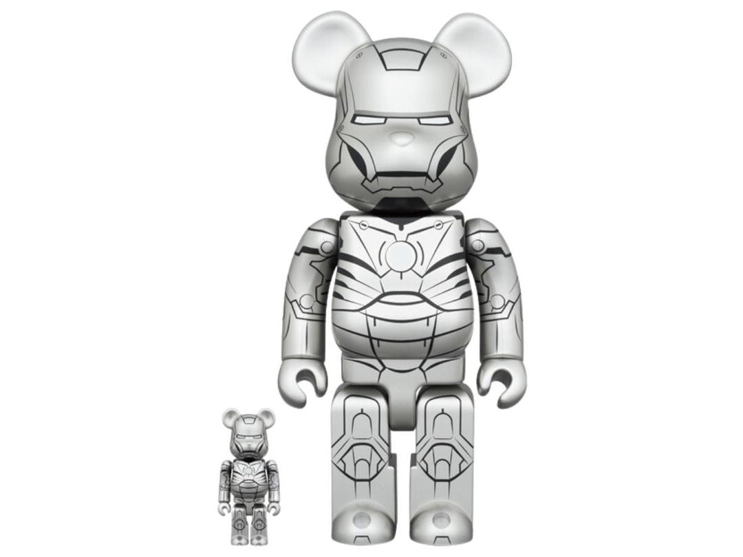 Medicom Toy BE@RBRICK Iron Man Mark II 400% + 100%