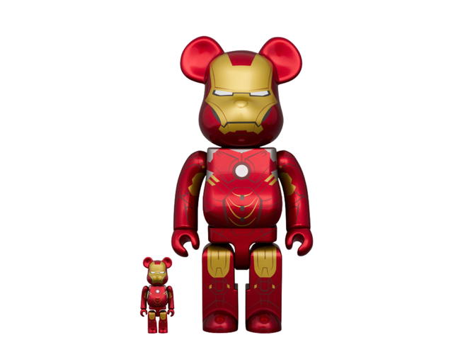 Medicom Toy BE@RBRICK Iron Man Mark IV 100% & 400% - view 1