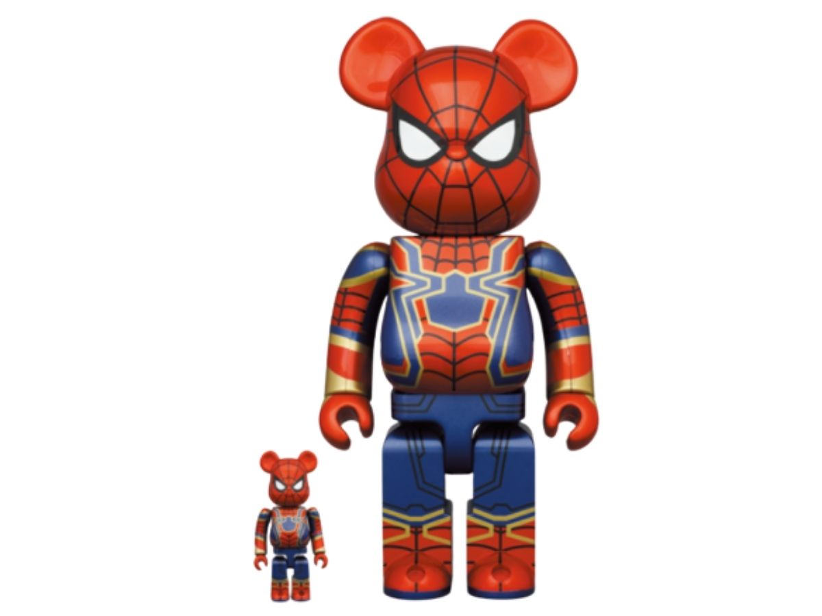 Medicom Toy BE@RBRICK IRON SPIDER 400%+100%