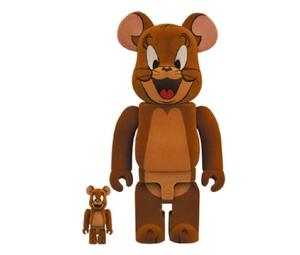 Buy BE@RBRICK JERRY Flocky Ver. 400% + 100% at Sasom – Authentic and Ready to Ship