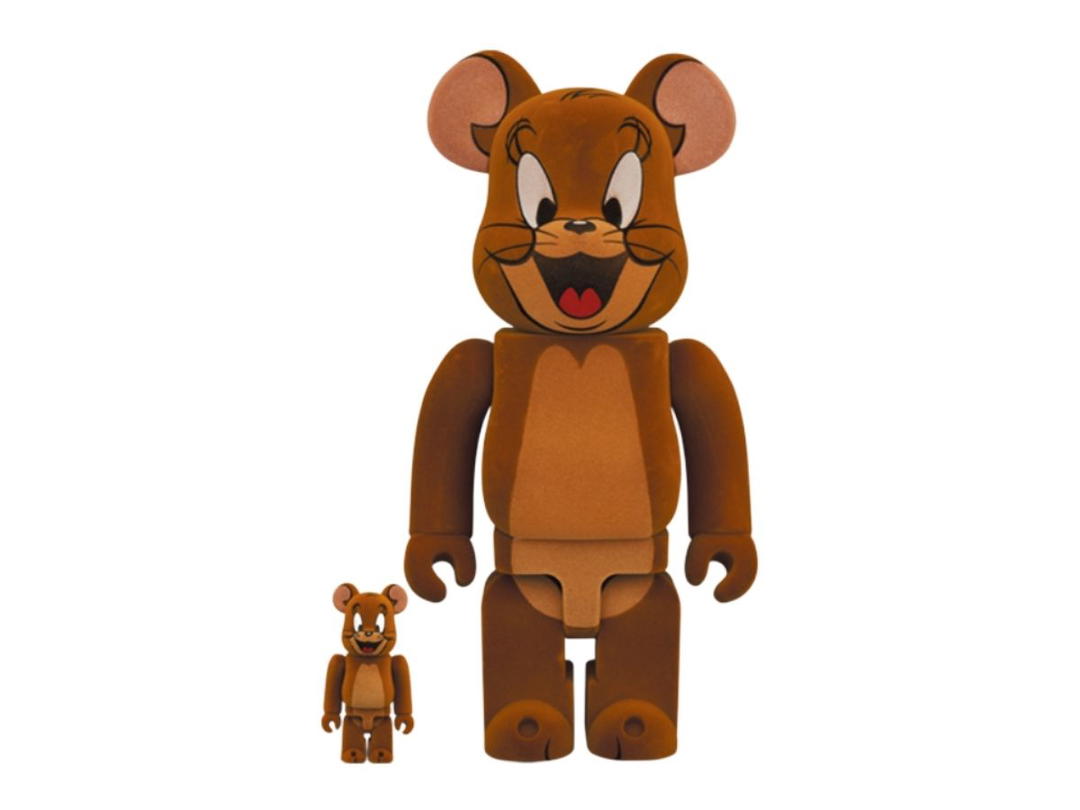 Medicom Toy BE@RBRICK JERRY Flocky Ver. 400% + 100%