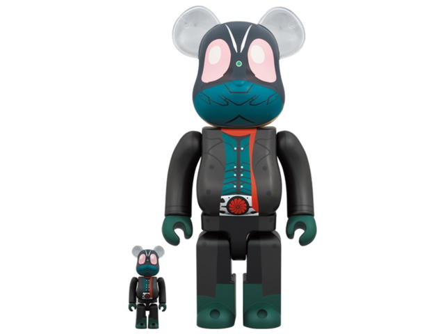 Medicom Toy BE@RBRICK Kamen Rider (Shin Kamen Rider) (Coat Ver.) 100% + 400% - view 1
