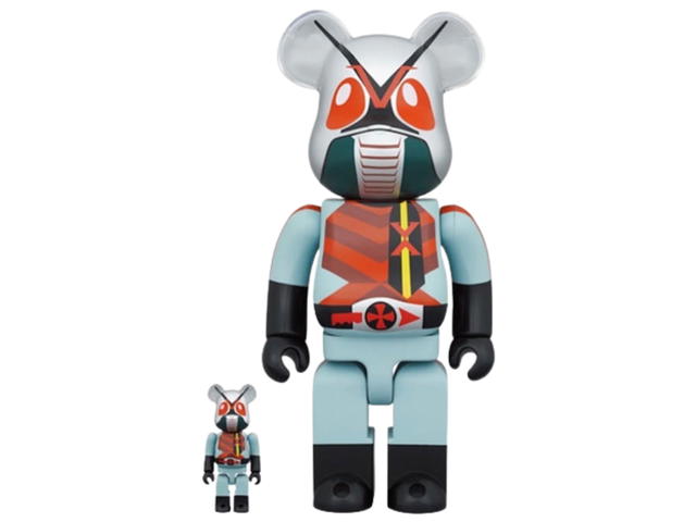 Medicom Toy BE@RBRICK Kamen Rider X 400% + 100% - view 1