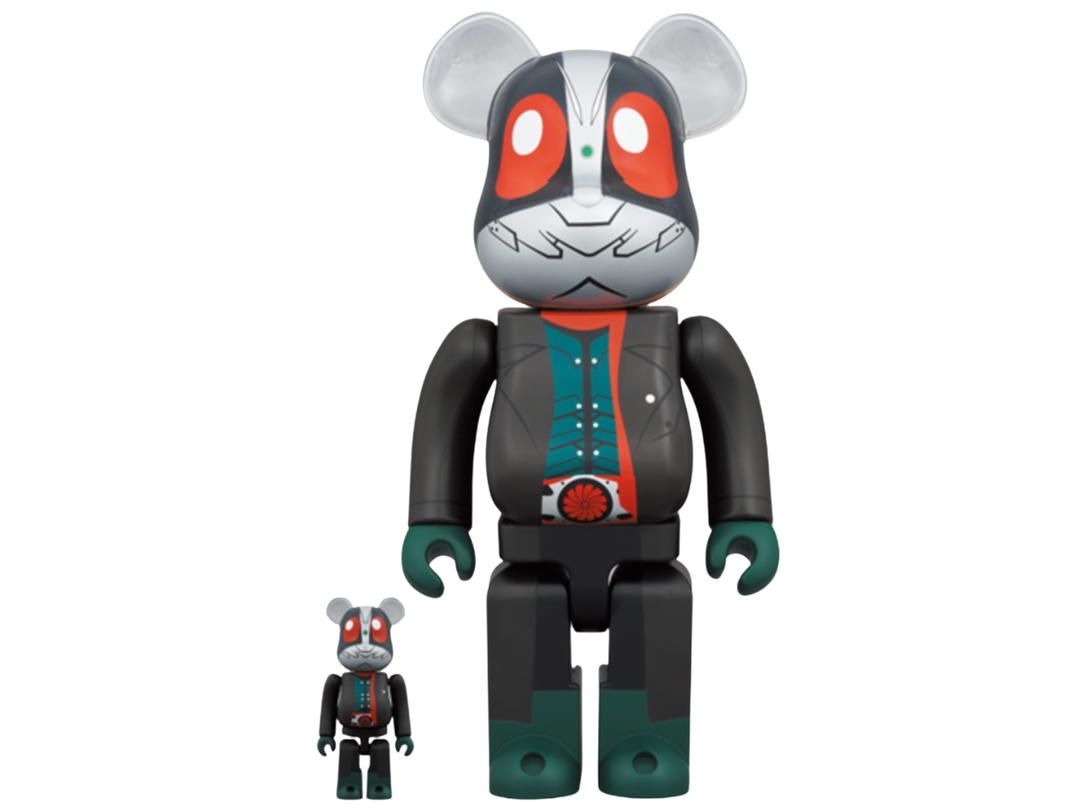 Medicom Toy BE@RBRICK Kamen Rider No. 2 (Shin Kamen Rider) (Coat Ver.) 100% & 400%