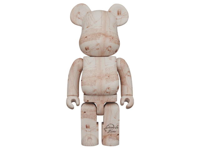 Medicom Toy BE@RBRICK Leonardo Da Vinci Vitruvian Human Body 400% + 100% - view 3