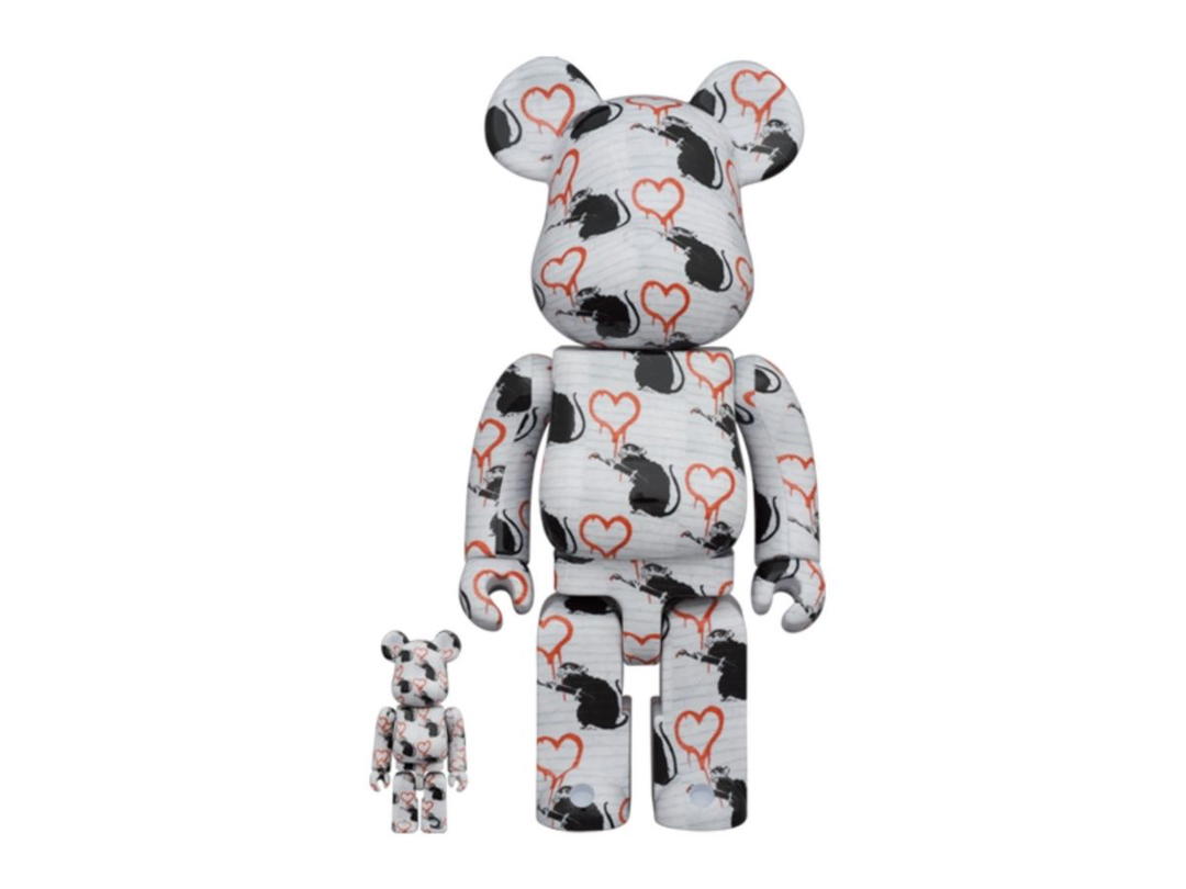 Medicom Toy BE@RBRICK Love Rat 400％ + 100%
