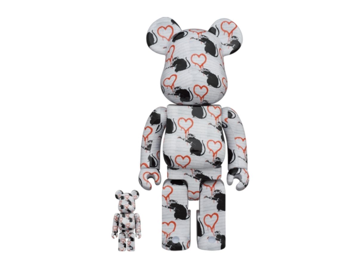 Medicom Toy BE@RBRICK Love Rat 400％ + 100%