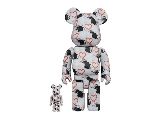 Medicom Toy BE@RBRICK Love Rat 400％ + 100% - view 1
