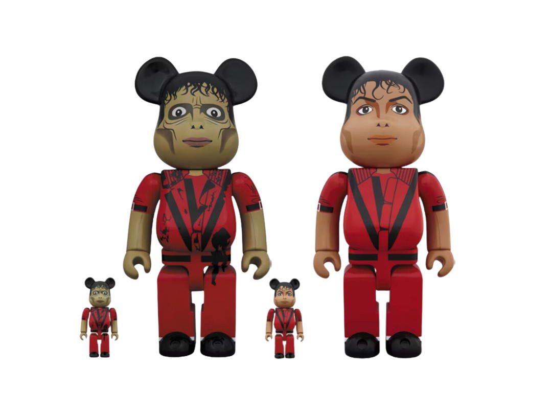 Medicom Toy BE@RBRICK Michael Jackson Zombie Set 400% & 100%