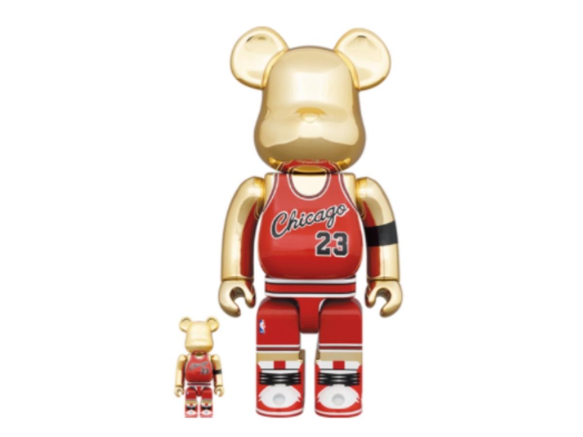 Medicom Toy BE@RBRICK Michael Jordan 1985 ROOKIE JERSEY 400％ + 100％