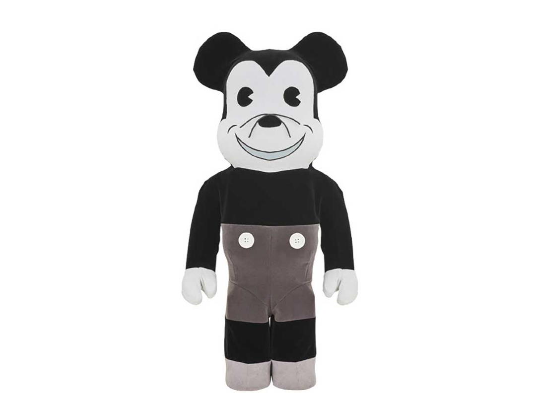 Medicom Toy BE@RBRICK Mickey Mouse [Vintage Ver. Black & White] 400%