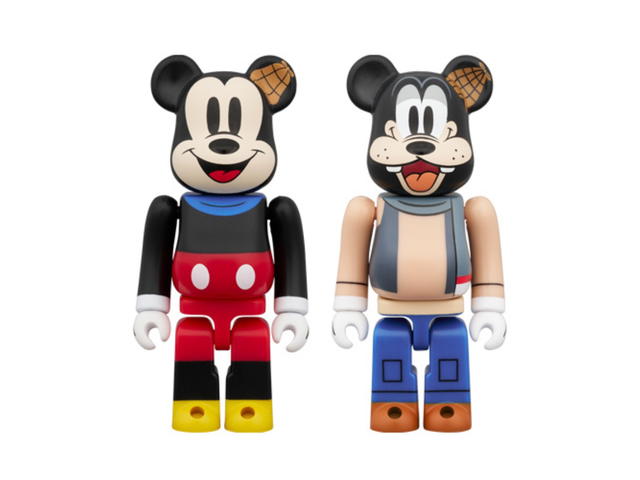 Medicom Toy BE@RBRICK Mickey Mouse & Goofy 2Pcs Set - view 1