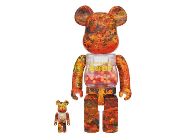 Medicom Toy BE@RBRICK My First B@BY Autumn Leaves Ver. 400% + 100% - view 1