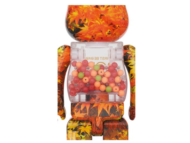 Medicom Toy BE@RBRICK My First B@BY Autumn Leaves Ver. 400% + 100% - view 2