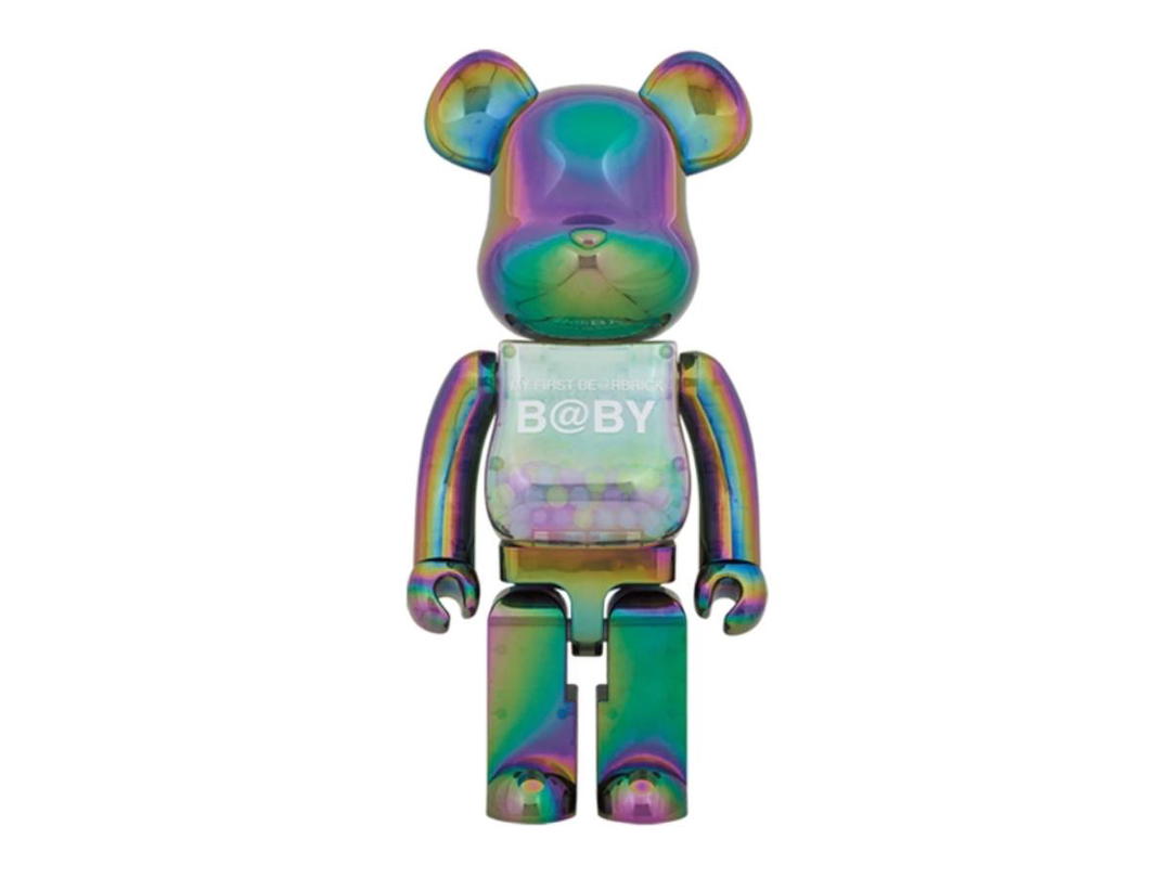 Medicom Toy BE@RBRICK My First Baby Clear Black Chrome Ver. 1000%