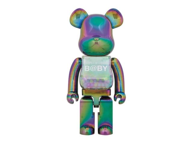 Medicom Toy BE@RBRICK My First Baby Clear Black Chrome Ver. 1000% - view 1