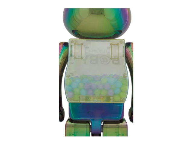 Medicom Toy BE@RBRICK My First Baby Clear Black Chrome Ver. 1000% - view 2