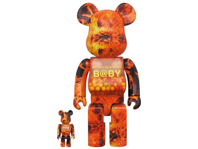 Medicom Toy BE@RBRICK My First BaBy Flame 400% + 100% - view 1