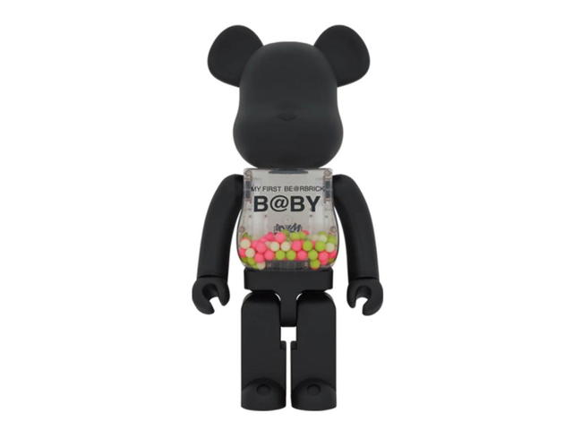 Medicom Toy BE@RBRICK My First Baby Matte Black Glow 1000% - view 1