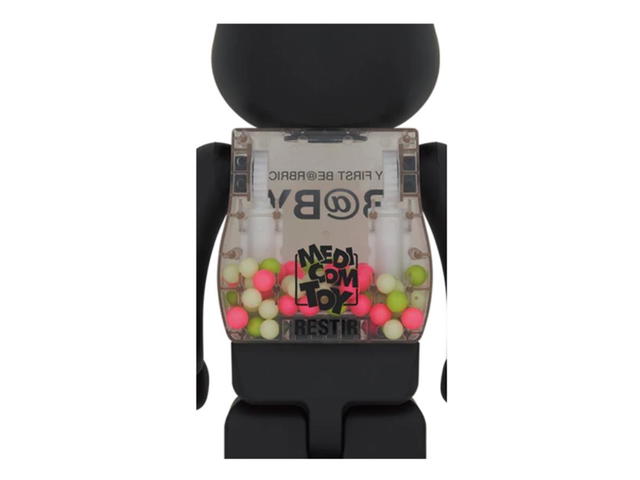 Medicom Toy BE@RBRICK My First Baby Matte Black Glow 1000% - view 2