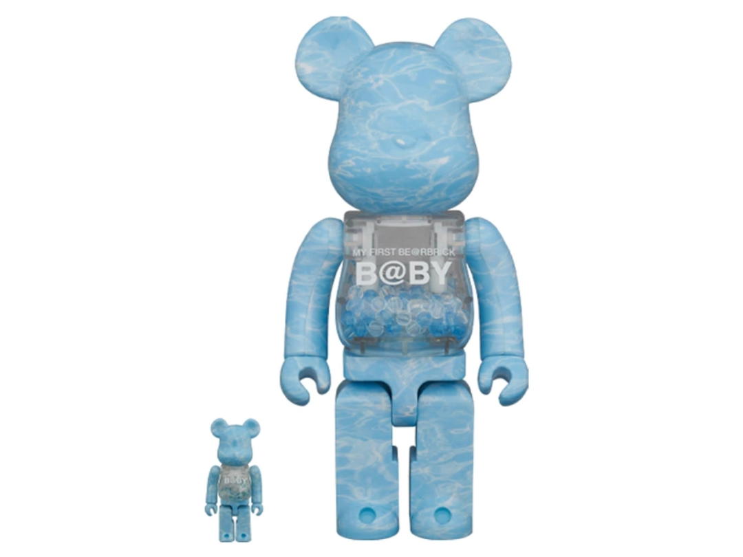 Medicom Toy BE@RBRICK My First Bearbrick Baby Water Crest Ver. 400% + 100%