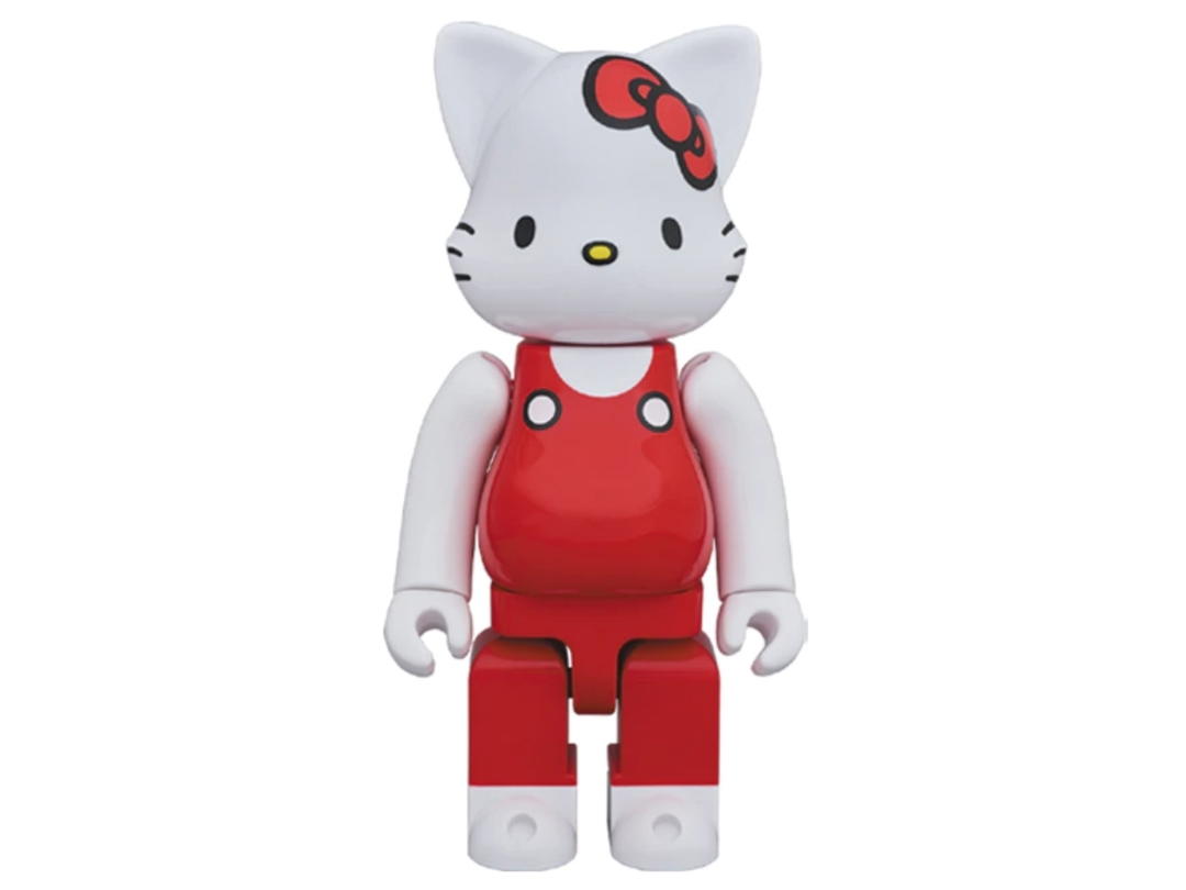 Medicom Toy BE@RBRICK Nyabrick Hello Kitty (Red Overalls Ver.) 400%