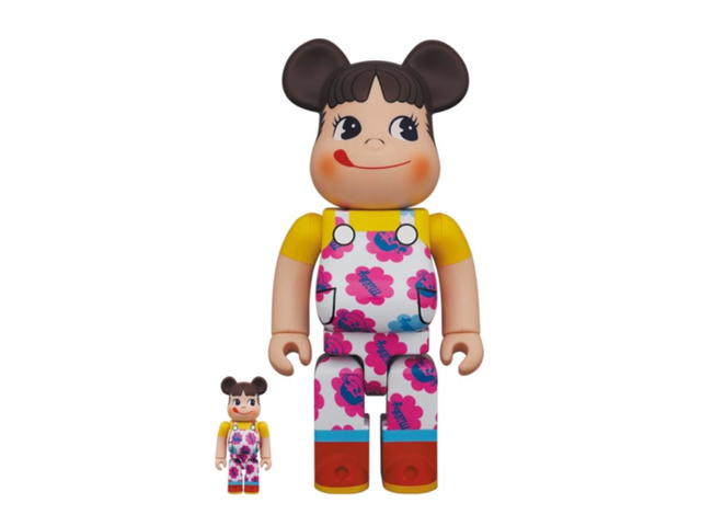 Medicom Toy BE@RBRICK Peko-Chan Milky 70th Anniversary Design 400% + 100% - view 1