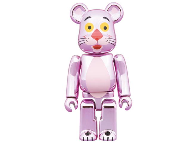 Medicom Toy BE@RBRICK Pink Panther Chrome Ver. 400% + 100% - view 2