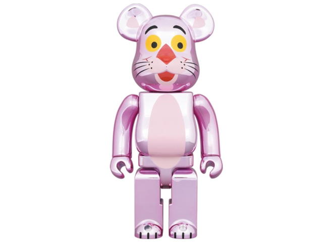 Medicom Toy BE@RBRICK Pink Panther Chrome Ver. 400% + 100% - view 3