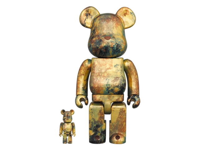 Medicom Toy BE@RBRICK PUSHEAD #5 GOLD 400% + 100% - view 1