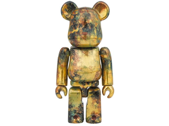 Medicom Toy BE@RBRICK PUSHEAD #5 GOLD 400% + 100% - view 2