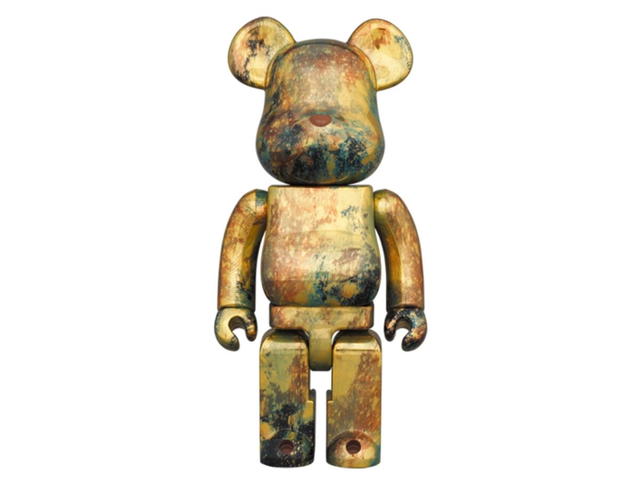 Medicom Toy BE@RBRICK PUSHEAD #5 GOLD 400% + 100% - view 3