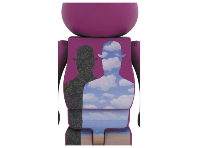 Medicom Toy BE@RBRICK Rene Magritte "L'oiseau de ciel 1965/La belle societe 1965" 1000% - view 2