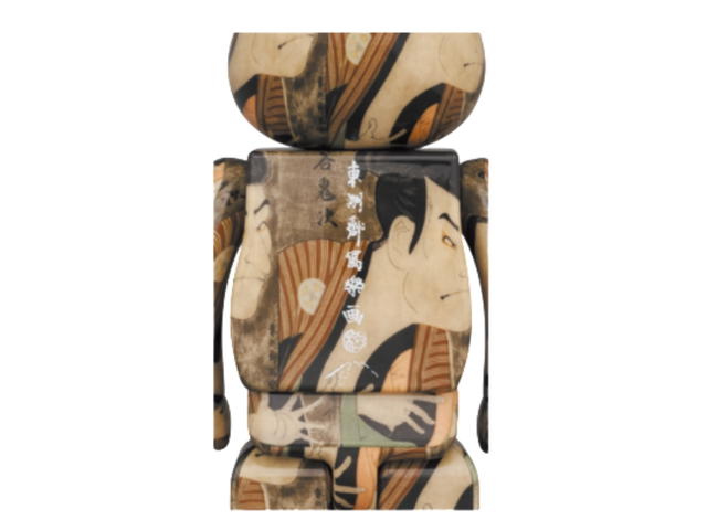 Medicom Toy BE@RBRICK Sharaku Toshusai "Third generation Otani Oniji no Guy Edobei" 400% + 100% - view 3