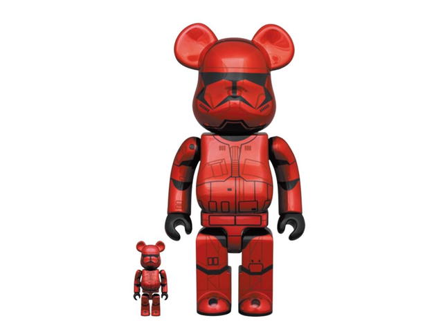 Medicom Toy BE@RBRICK Sith Trooper (TM) Chrome Ver. 400% + 100% - view 1