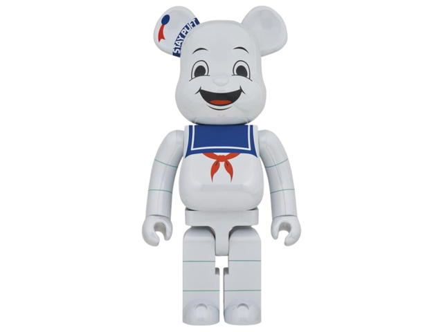 Medicom Toy BE@RBRICK Stay Puft Marshmallow Man White Chrome Ver. 1000% - view 1