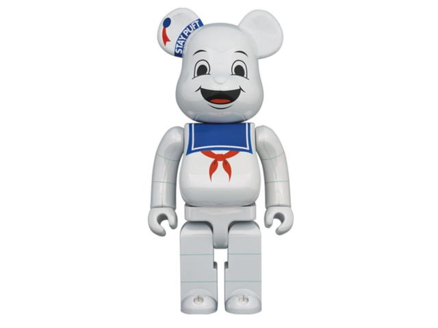 Medicom Toy BE@RBRICK Stay Puft Marshmallow Man White Chrome Ver. 400% + 100% - view 2