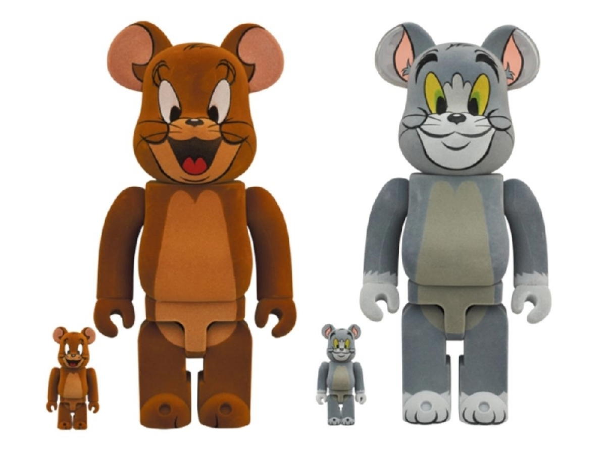 Medicom Toy BE@RBRICK Tom and Jerry Flocky Ver. Set 400% + 100%
