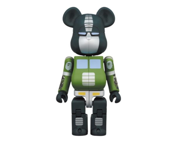 Medicom Toy BE@RBRICK×Transformers Optimus Prime Bape(R) Green - view 1