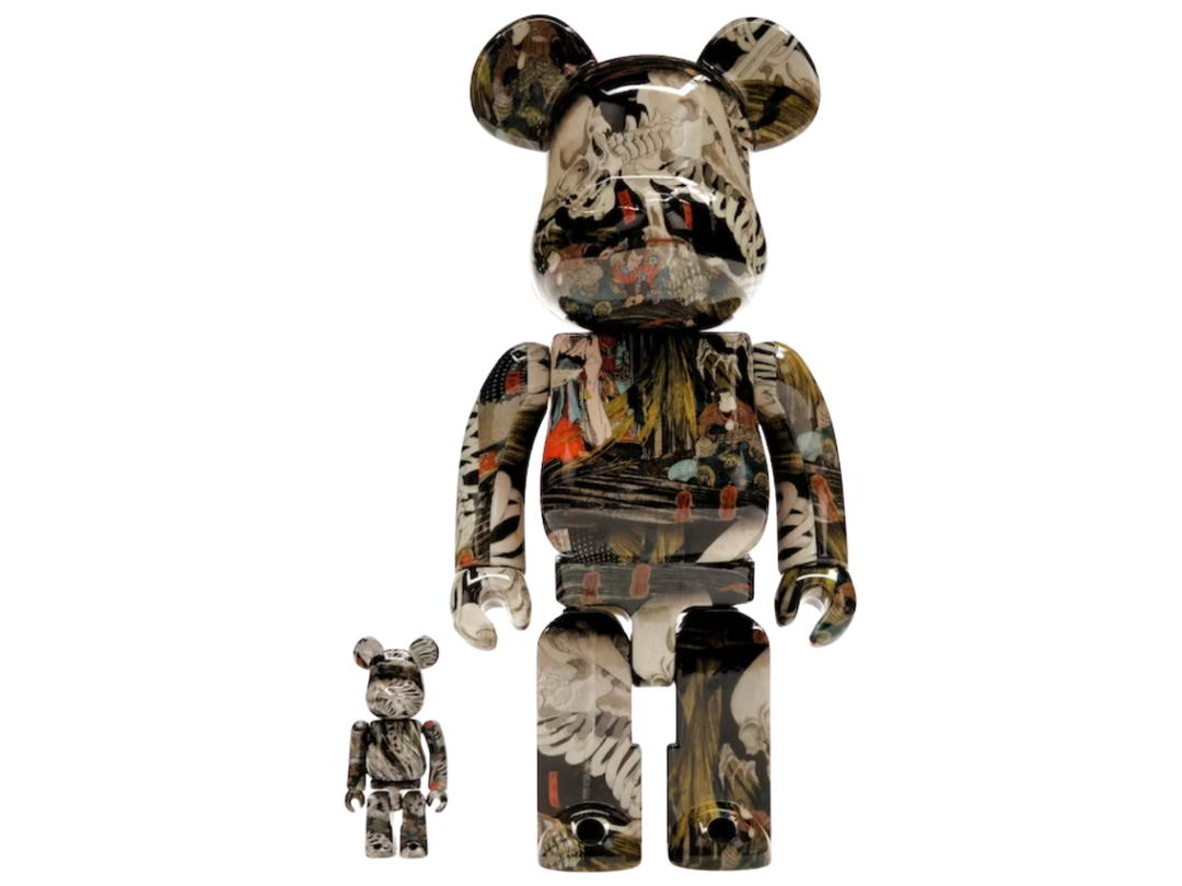 Medicom Toy BE@RBRICK Utagawa Kuniyoshi (The Haunted Old Palace at Soma) 100% & 400% Set