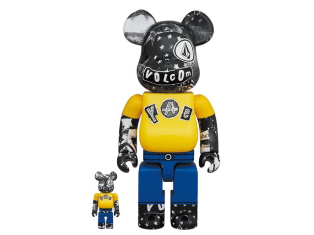 Medicom Toy BE@RBRICK Volcom 30TH Anniversary 400% + 100% - view 1