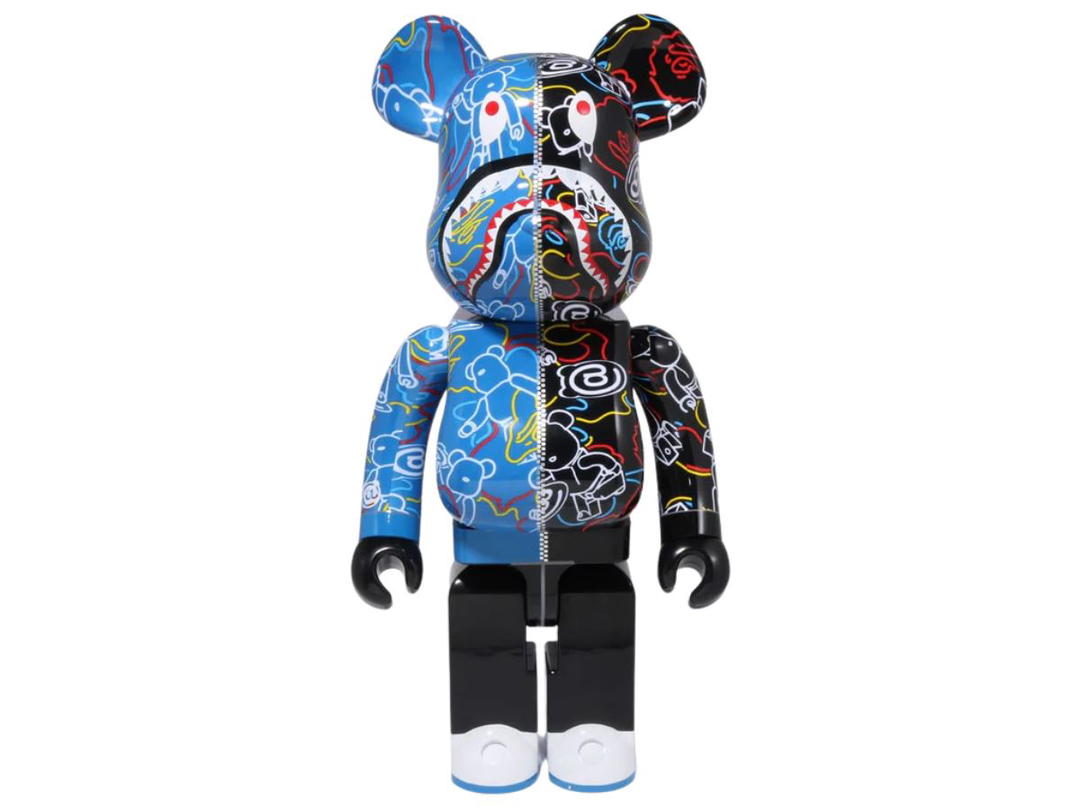 Medicom Toy BE@RBRICK x BAPE Line Camo Shark 1000%