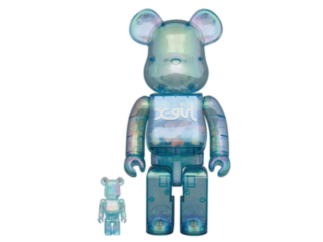 Medicom Toy BE@RBRICK X-girl 2021 400%+100%