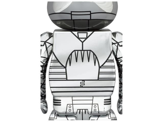 Medicom Toy BE@RBRICK x Hajime Sorayama Shadow Moon (2G Exclusive) 400% - view 2