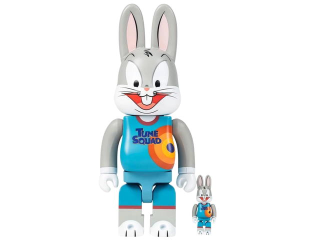 Medicom Toy BE@RBRICK x Looney Tunes Space Jam : A New Legacy Bugs Bunny 400 % + 100% - view 1