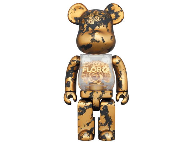 Medicom Toy BE@RBRICK X Mames Flor@ Gold 400％ - view 1