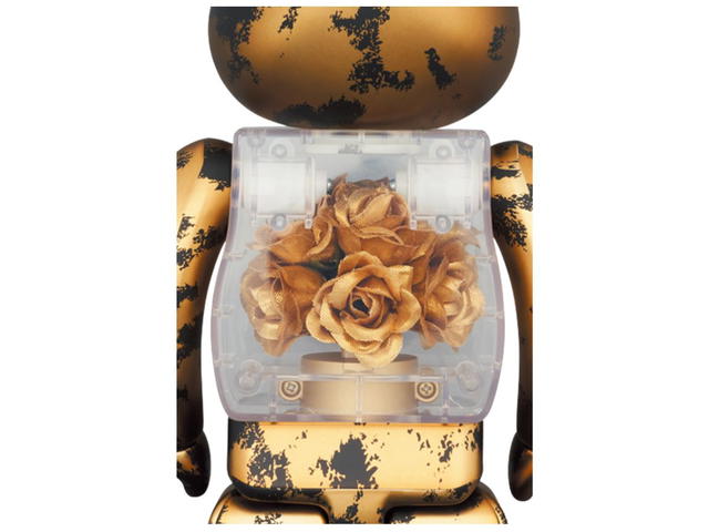 Medicom Toy BE@RBRICK X Mames Flor@ Gold 400％ - view 2